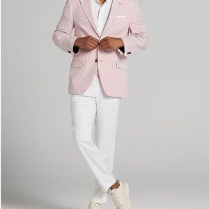 Nautica Men’s Seersucker Blazer – Modern Fit Sport Coat Size 38L
